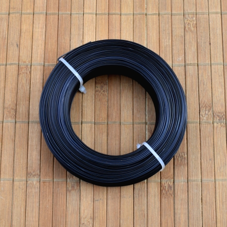 Bonsai Aludraht China eloxiert, Farbe dunkelbraun bis schwarz 1 mm 500g